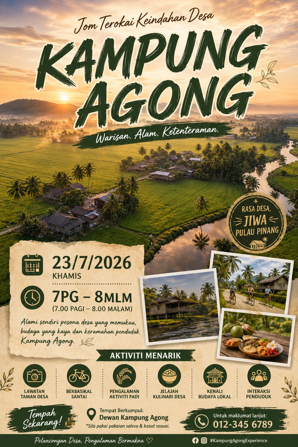 Poster Projek Kampung Agong