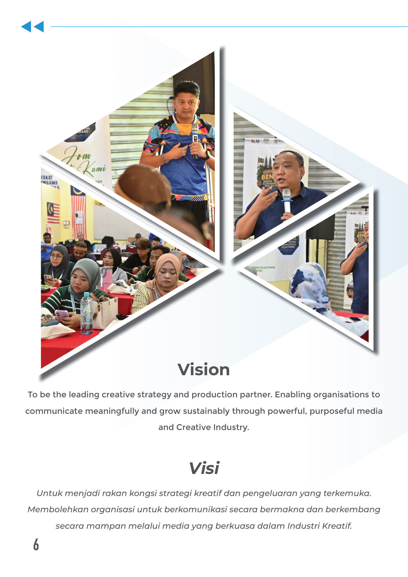 Selembar Creative vision and training visual